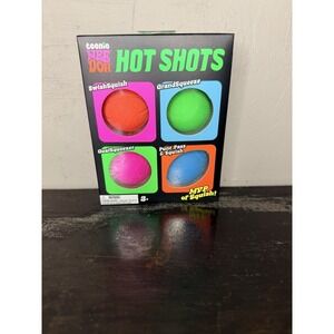 BRAND NEW ~ Teenie NeeDoh Hot Shots ~ Sports Squish Stress Balls ~ Sealed!